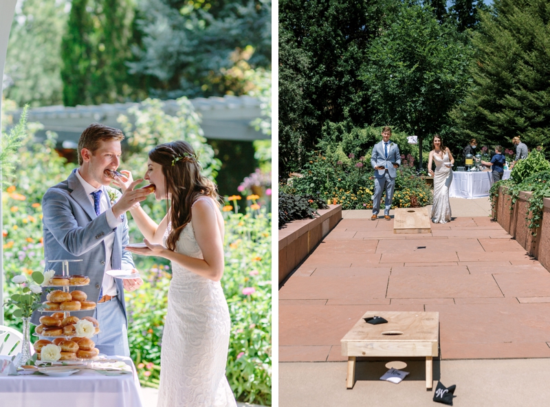 denver botanic gardens wedding cake
